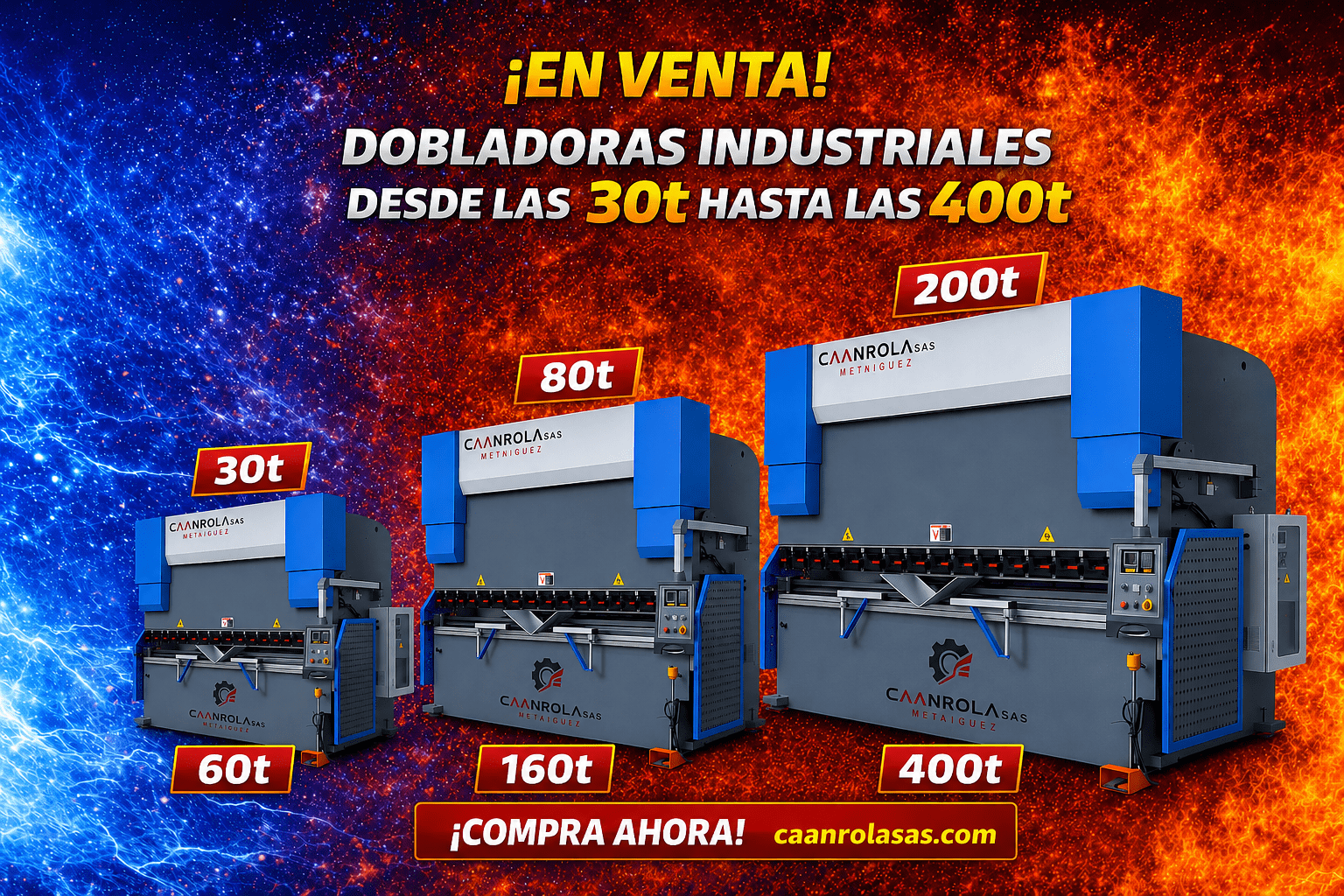 publicidad dobladora hidráulica