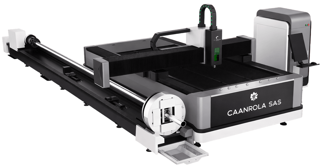 MESA DE CORTE LASER CON CUARTO EJE